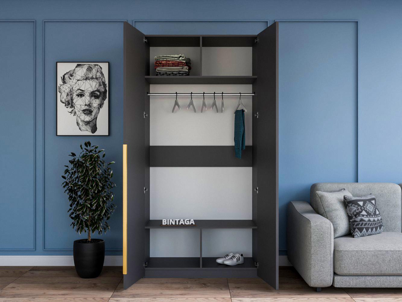 Пакс Мускен 3 grey ИКЕА (IKEA) изображение товара